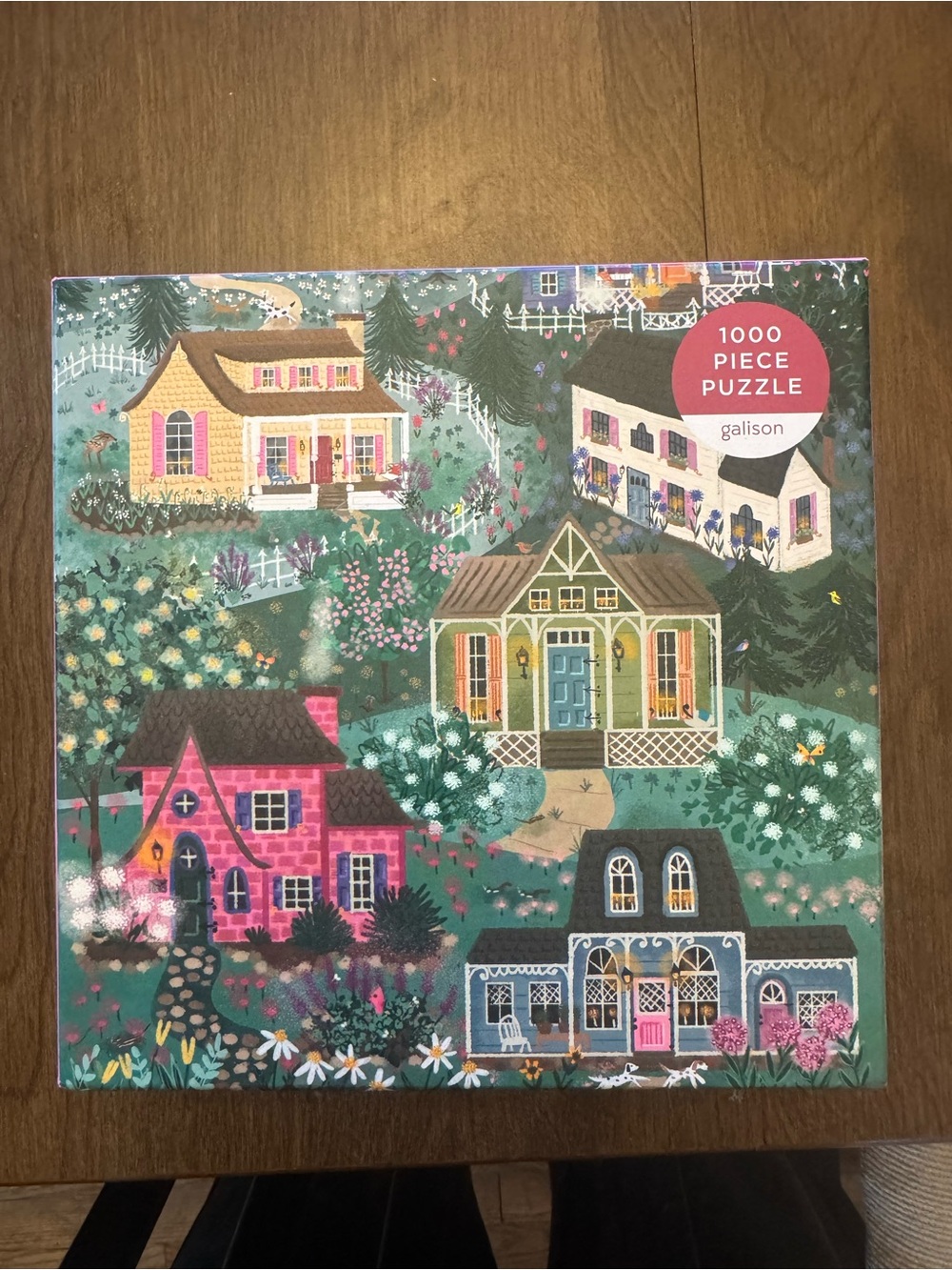 Galison 1000-Piece Cottage Garden Jigsaw Puzzle - Green